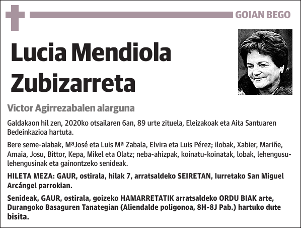 Lucia Mendiola Zubizarreta