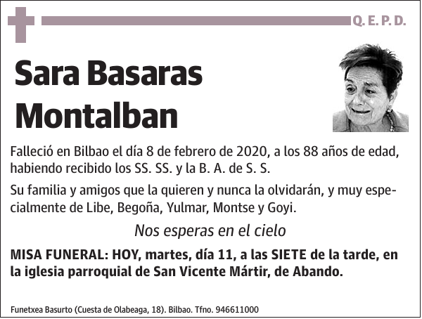 Sara Basaras Montalban