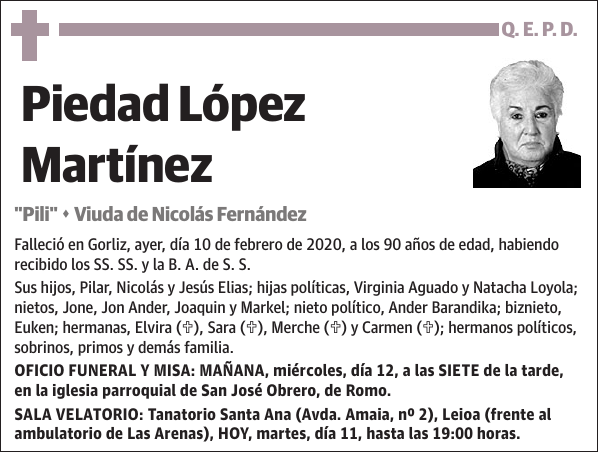 Piedad López Martínez