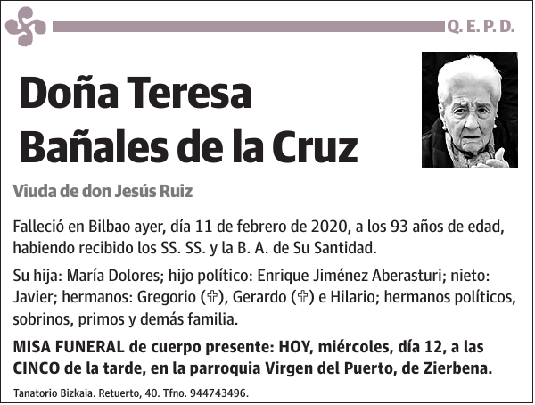 Teresa Bañales de la Cruz