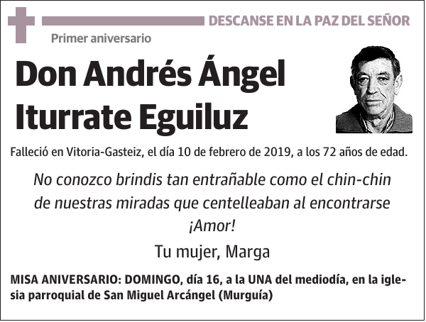 Andrés Ángel Iturrate Eguiluz