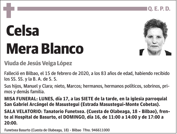 Celsa Mera Blanco