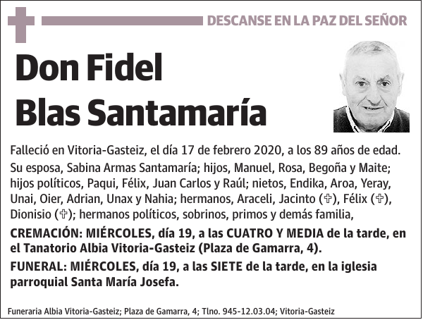 Fidel Blas Santamaría