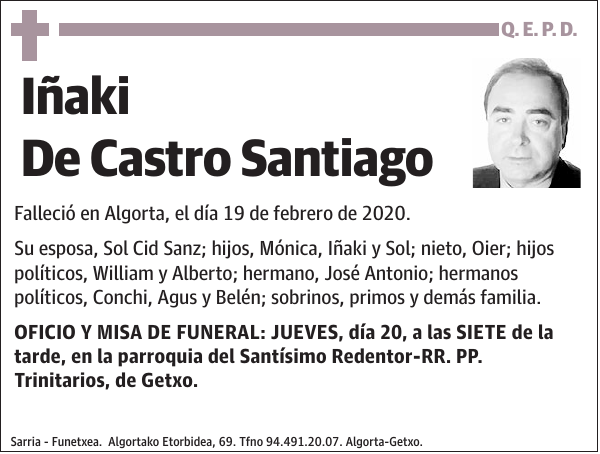 Iñaki De Castro Santiago