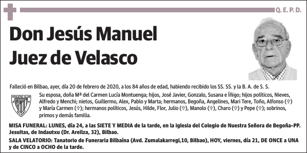 Jesús Manuel Juez de Velasco