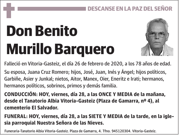 Benito Murillo Barquero