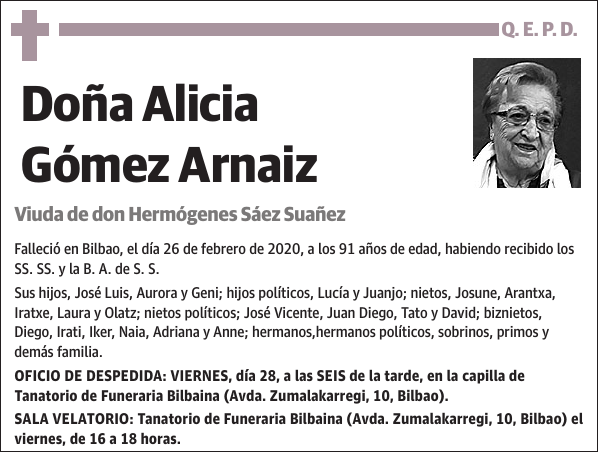 Alicia Gómez Arnaiz