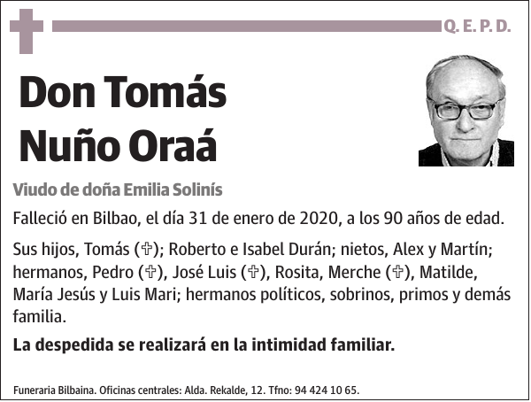 Tomás Nuño Oraá