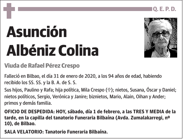 Asunción Albéniz Colina