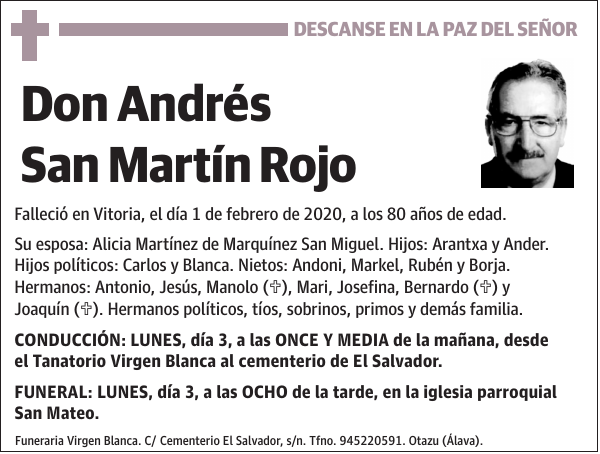 Andrés San Martín Rojo