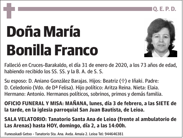 María Bonilla Franco