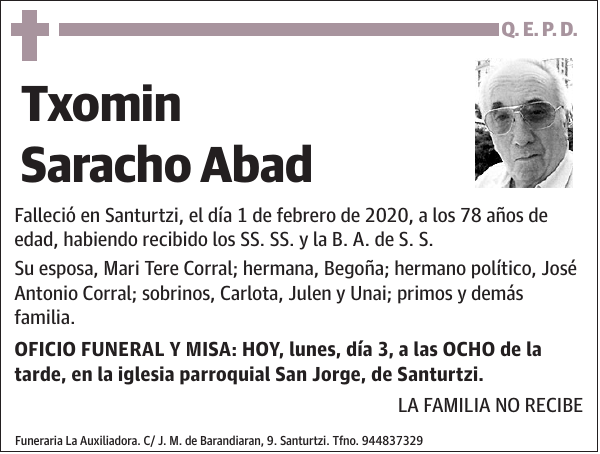 Txomin Saracho Abad