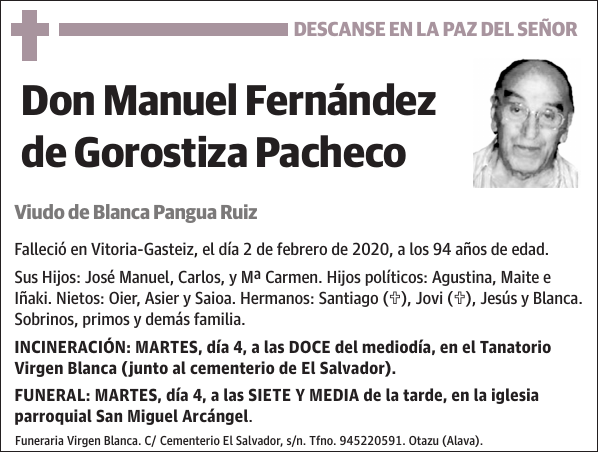 Manuel Fernández de Gorostiza Pacheco