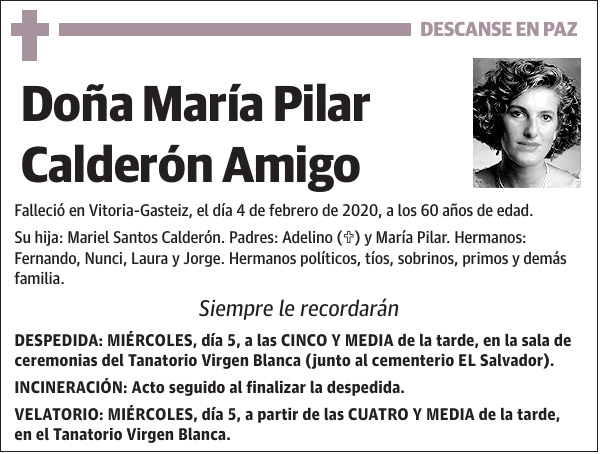 María Pilar Calderón Amigo