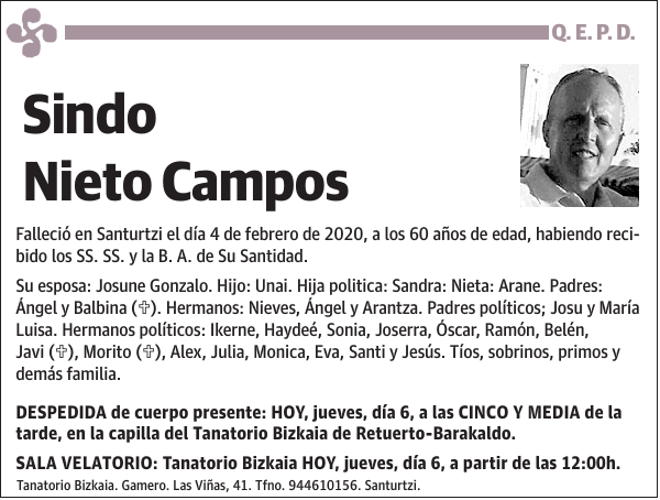 Sindo Nieto Campos