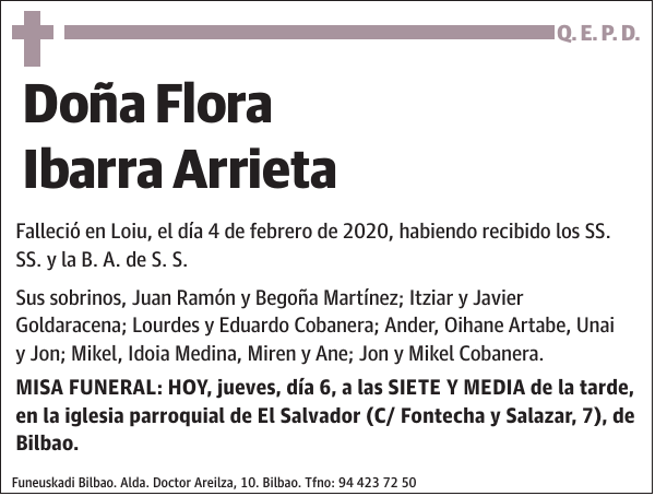 Flora Ibarra Arrieta