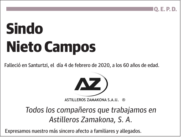 Sindo Nieto Campos