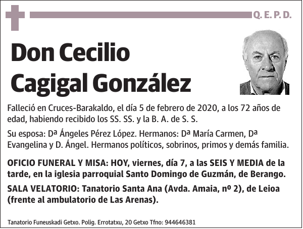 Cecilio Cagigal González