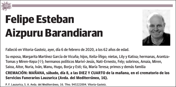 Felipe Esteban Aizpuru Barandiaran