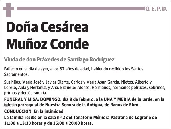 Cesárea Muñoz Conde