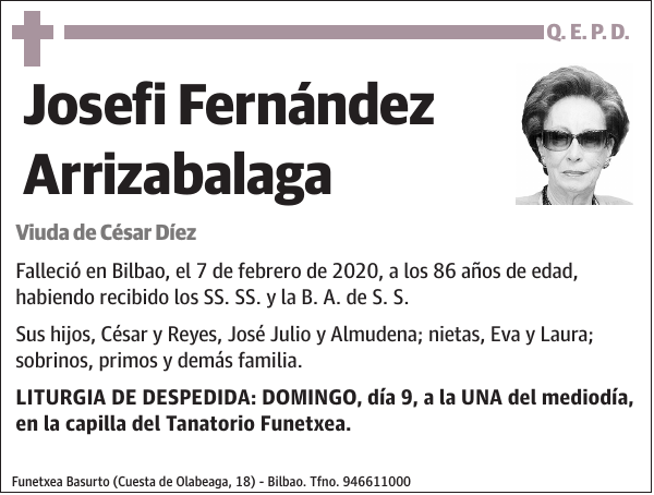 Josefi Fernández Arrizabalaga