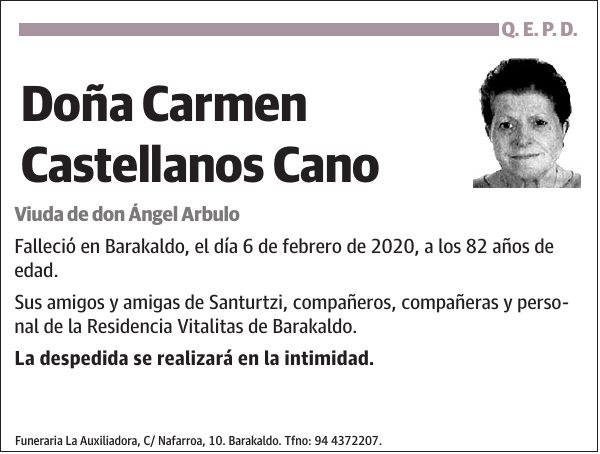 Carmen Castellanos Cano