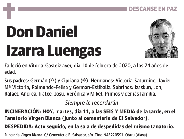 Daniel Izarra Luengas