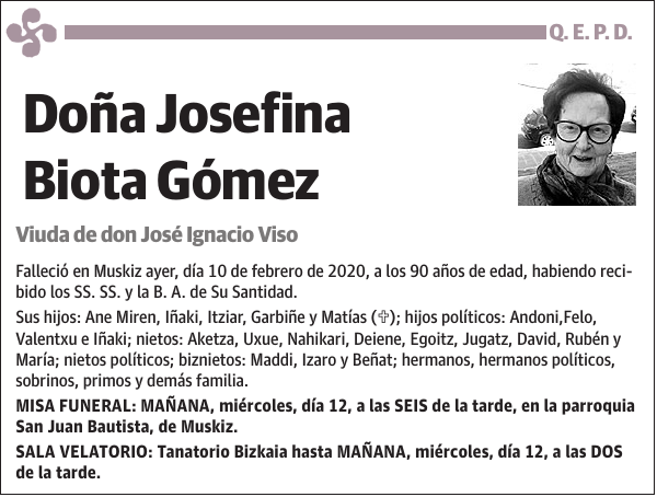 Josefina Biota Gómez