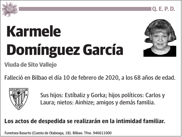 Karmele Domínguez García