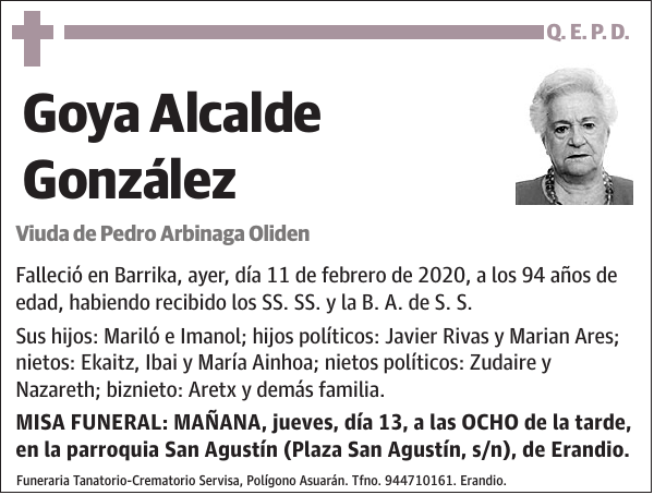 Goya Alcalde González