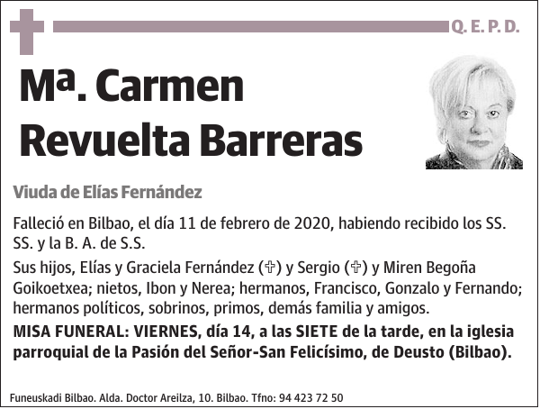 Mª. Carmen Revuelta Barreras