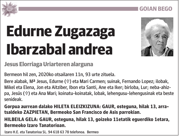 Edurne Zugazaga Ibarzabal