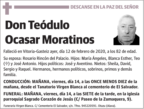 Teódulo Ocasar Moratinos