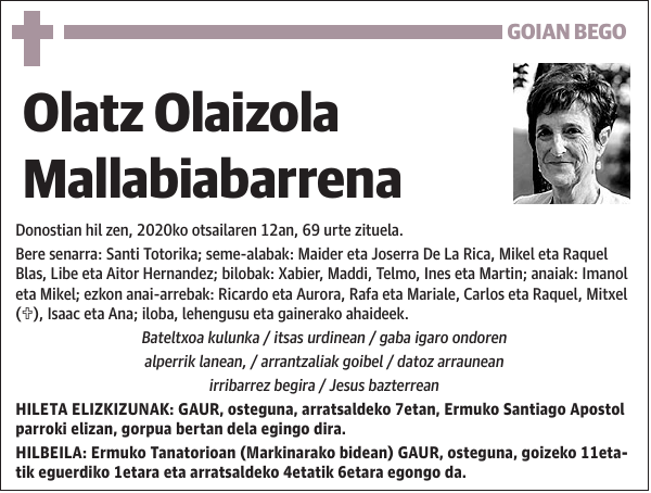 Olatz Olaizola Mallabiabarrena