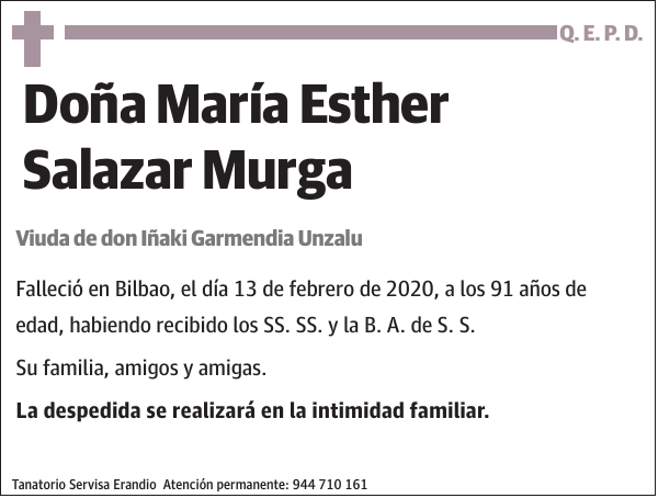 María Esther Salazar Murga