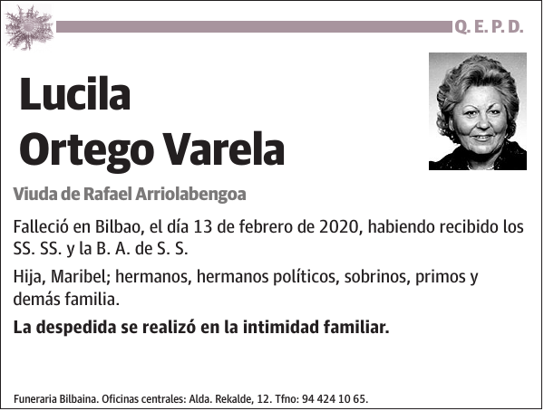 Lucila Ortego Varela