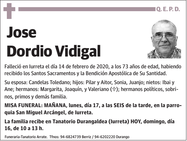 Jose Dordio Vidigal