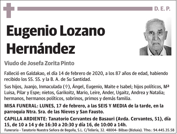 Eugenio Lozano Hernández