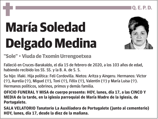 María Soledad Delgado Medina