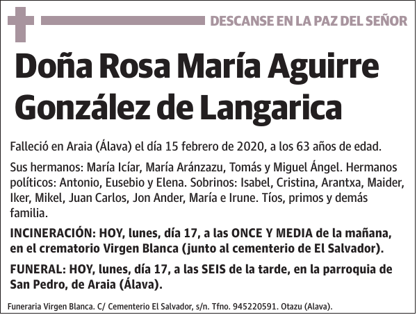 Rosa María Aguirre González de Langarica