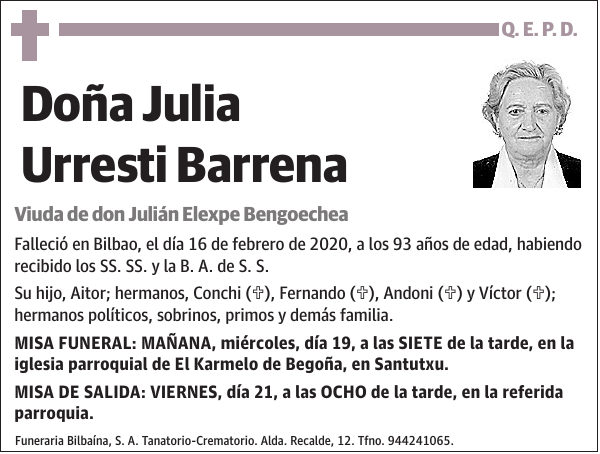 Julia Urresti Barrena