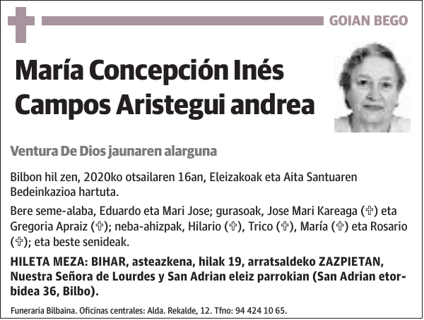 María Concepción Inés Campos Aristegui