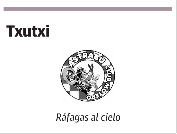 Txutxi Ráfagas al cielo