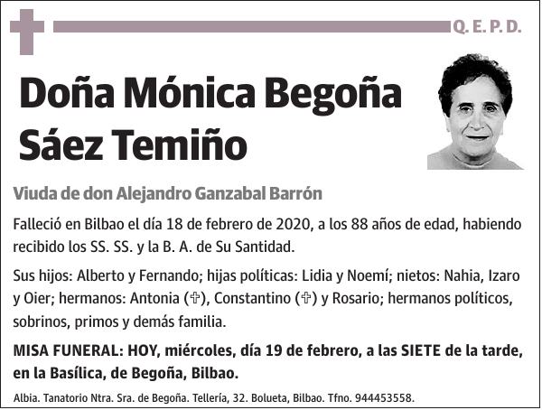 Mónica Begoña Sáez Temiño