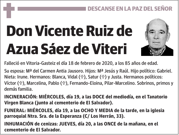 Vicente Ruiz de Azua Sáez de Viteri