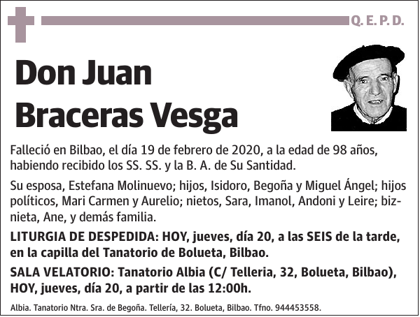 Juan Braceras Vesga