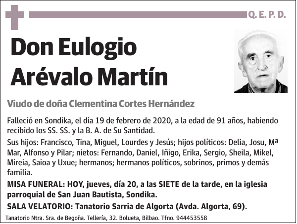 Eulogio Arévalo Martín