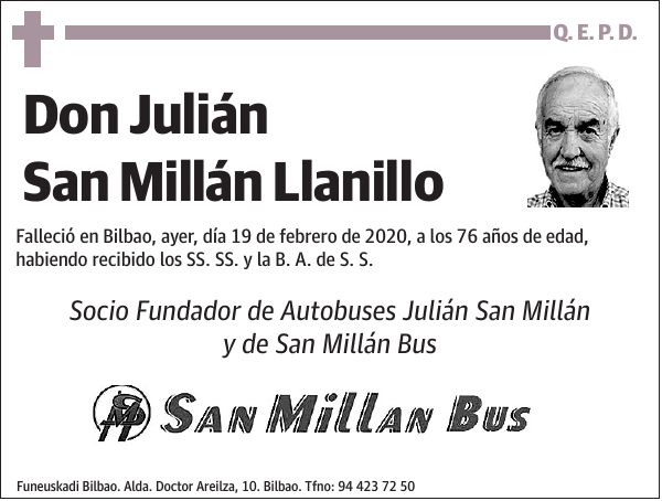 Julián San Millán Llanillo