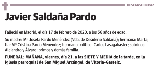 Javier Saldaña Pardo