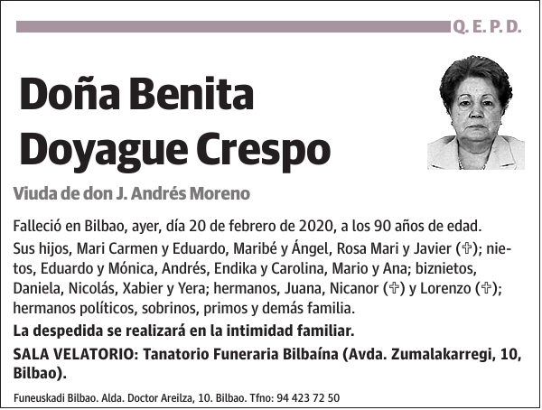 Benita Doyague Crespo